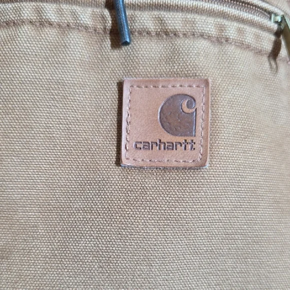 Like New! Carhartt Men's Tan Hooded Sherpa Jacket - Picture 2 of 4